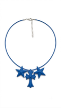 Necklace blue