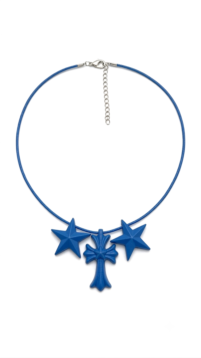 Necklace blue