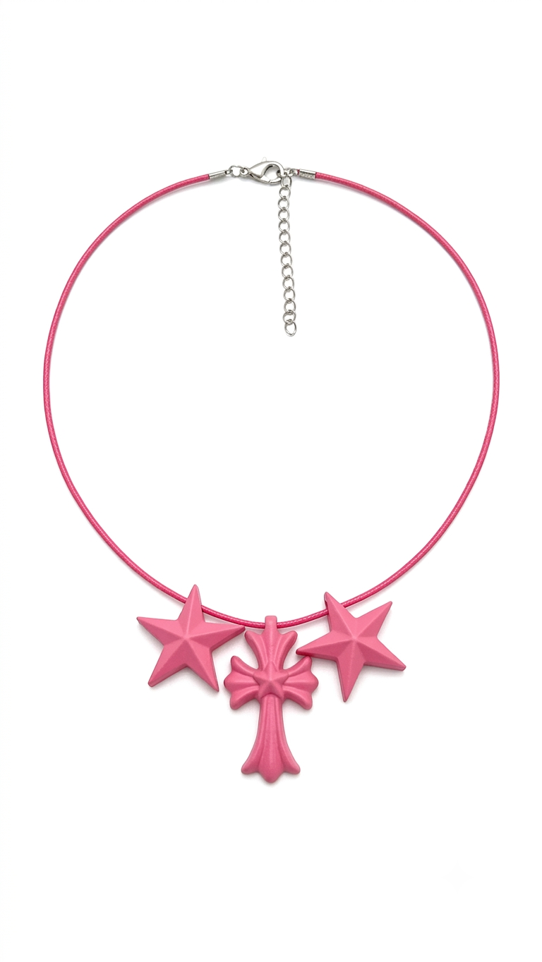 Necklace pink